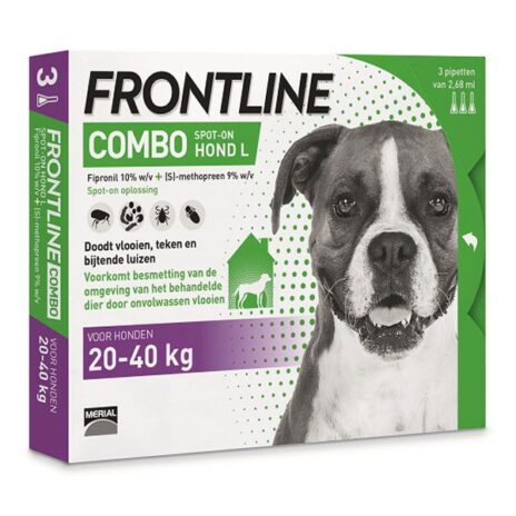 Frontline Combo Spot-On hond L (20-40kg) 3x2,68 ml