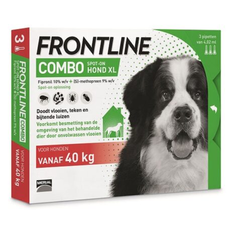 Frontline Combo Spot-On hond XL (>40kg) 3x4,02 ml