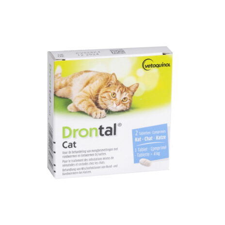 Drontal ontwormingstablet kat 2 tabl.