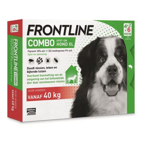 Frontline Combo Spot-On hond XL (>40kg) 6x4,02 ml
