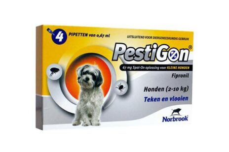 Pestigon kleine hond 2-10 kg 4 pipetten