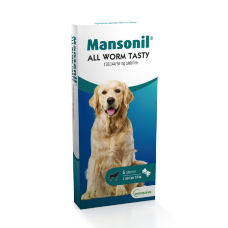 Mansonil all worm dog tasty 6 tabletten