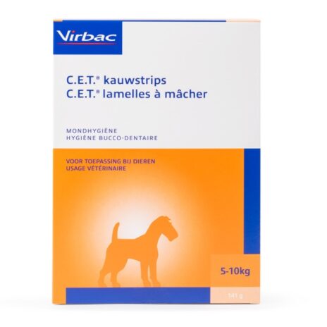 C.E.T Kauwstrips hond < 10 kg 141 gr