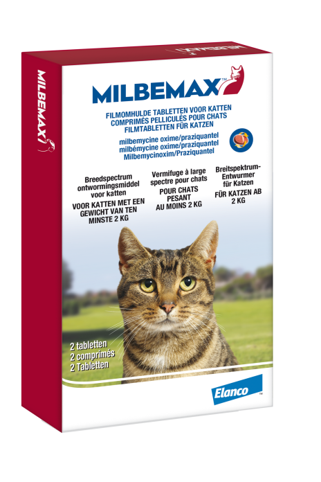 Milbemax kat M | 16 mg/40 mg | 2 tabletten