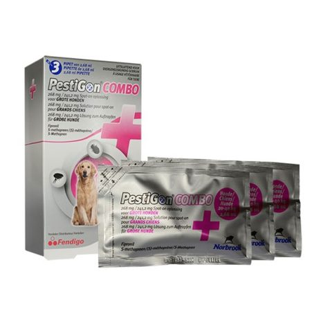 Pestigon Combo 268/241,2mg grote hond | 3 pipetten
