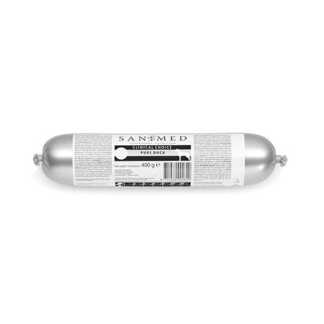 Sanimed Clinical Choice Pure Duck Worst | Hond | 15x 400 gram