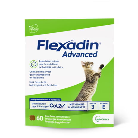 Flexadin Advanced Kat 60 kauwbrokjes