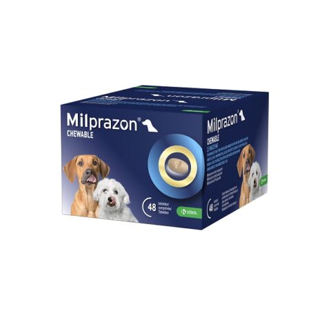 Milprazon Chewable 2,5mg/25mg | Kleine hond | 48 tabletten