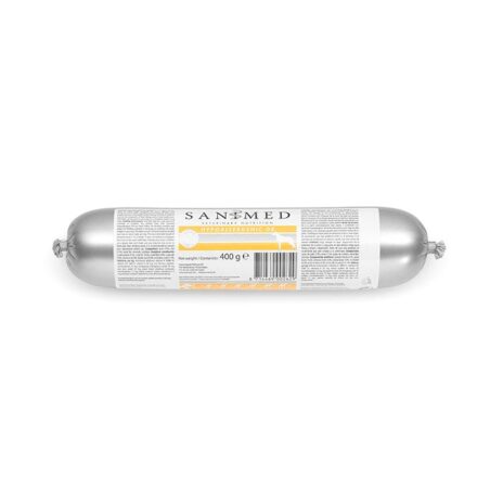 Sanimed Hypoallergenic Worst | Hond | Eend/rijst 1x 400 gram | EXP 05-05-2026