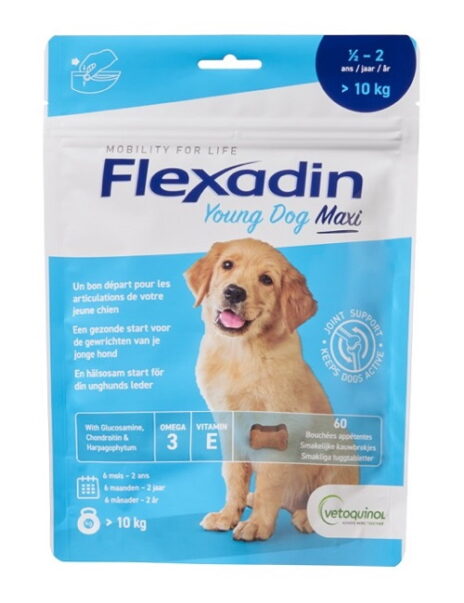 Flexadin Young Dog Maxi | 60 chews