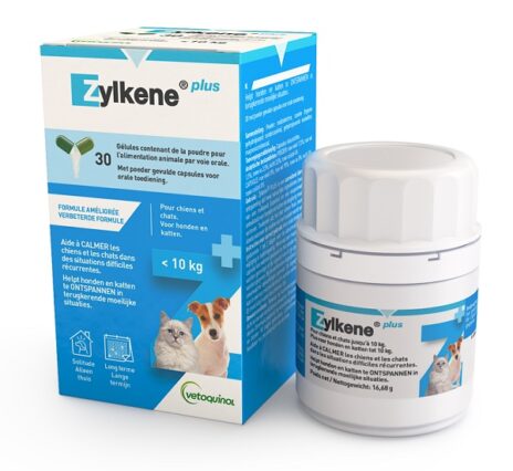 Zylkene Plus 75 mg | Hond/Kat <10 kg | 30 capsules