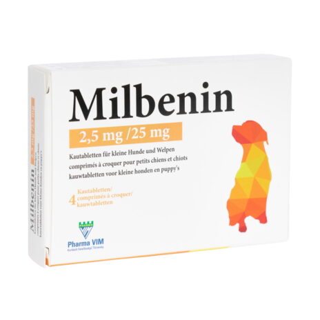 Milbenin kleine hond en pup >1-5 kg | 4 kauwtabletten