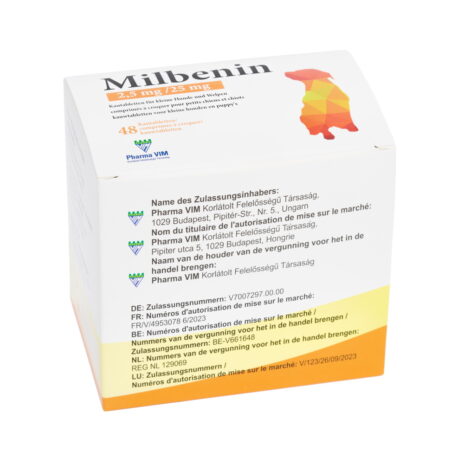 Milbenin kleine hond en pup >1-5 kg | 12x 4 kauwtabletten