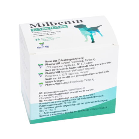 Milbenin grote hond >5-75 kg | 12x 4 kauwtabletten