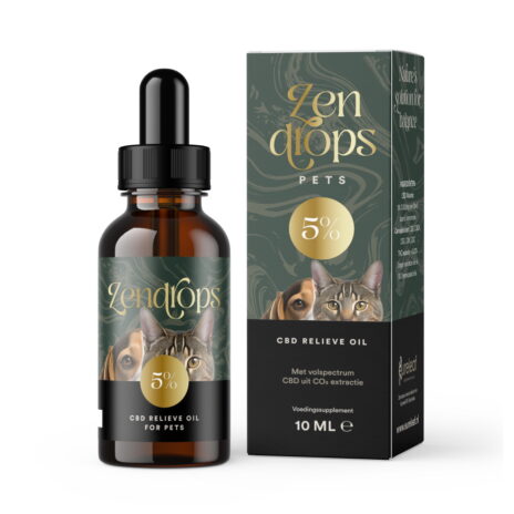 Zendrops Pets 5% CBD olie | 10 ml