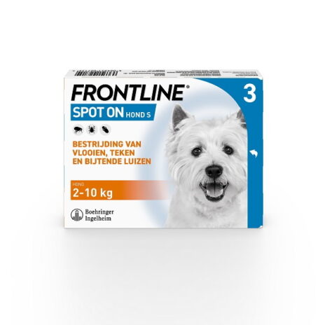 Frontline Spot-On hond S (<10kg) 3x0,67 ml